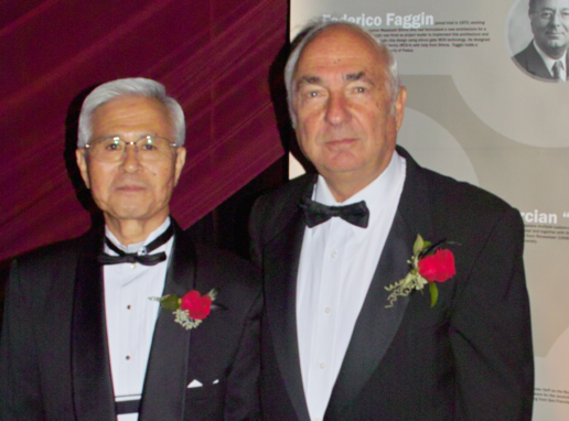 Masatoshi Shima et Stanley Mazor (photo recadr&eacute;e)