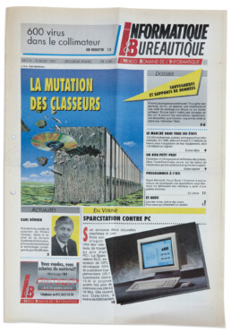 L’exemplaire N° 172 d’Informatique & Bureautique, L’hebdo romand de l’informatique (19/08/1991)