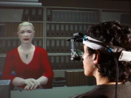 EPFL - VRlab/Treating Social Phobia with VR: Photo Alain Herzog (2005)